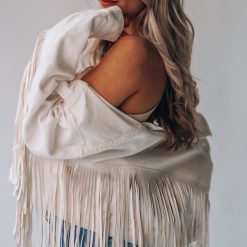Southern Alternative Into The World Fringe Denim Jacket