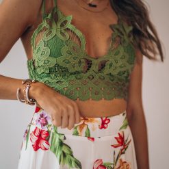 Southern Alternative Bralettes / Intimates Babe Bralette (Olive)