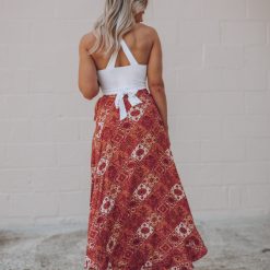 Southern Alternative Clothing Desert Floral Wrap Midi Skirt 4 Southern Alternative Clothing Desert Floral Wrap Midi Skirt