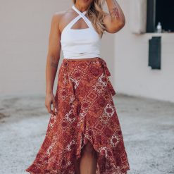 Southern Alternative Blouses + Tops Durham Cross Tank (Ivory)