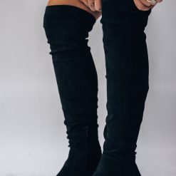 Southern Alternative Bianca OTK Boots (Black) Clothing