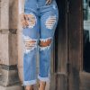 Southern Alternative Steal My Heart Boyfriend Jeans Clothing