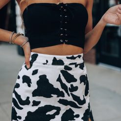 Southern Alternative Jennifer Lace Up Tube Top Blouses + Tops