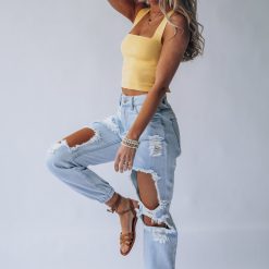 Southern Alternative Clothing Heartbreaker Knit Crop Top (Melon) 11 Southern Alternative Clothing Heartbreaker Knit Crop Top (Melon)