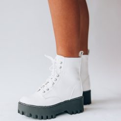 Southern Alternative Midnight Hour Boots (White) Clothing