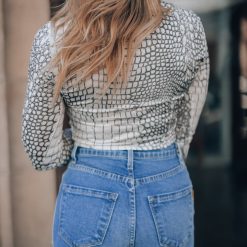 Southern Alternative Medusa Long Sleeve Crop Top