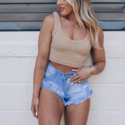 Southern Alternative Vibes Ribbed Tank (Tan)
