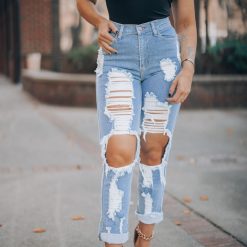 Southern Alternative Eternity High Rise Boyfriend Jeans Clothing