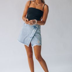 Southern Alternative Come Away With Me Denim Skirt Skirts