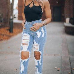 Southern Alternative Fire For You Halter Bodysuit Clothing