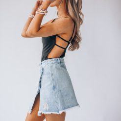 Southern Alternative Come Away With Me Denim Skirt Skirts