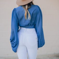Southern Alternative Shelby Blouse (Blue)