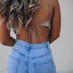 Southern Alternative Wild Thing Satin Crop Top