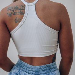 Southern Alternative Jet Set Ribbed Cami (Ecru)