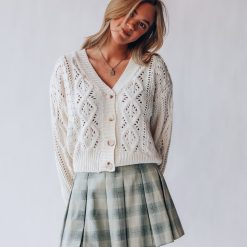 Southern Alternative Simone Plaid Pleat Skirt