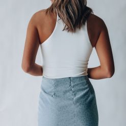 Southern Alternative Spot On Leopard Denim Skirt Skirts