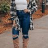 Southern Alternative By The Fire Plaid Shacket Clothing