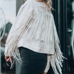 Southern Alternative Into The World Fringe Denim Jacket