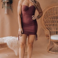 Southern Alternative Nightingale Ruched Mini Dress Dresses