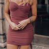 Southern Alternative Nightingale Ruched Mini Dress Dresses