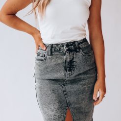 Southern Alternative Off To The Rodeo Denim Skirt