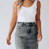 Southern Alternative Off To The Rodeo Denim Skirt