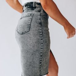 Southern Alternative Off To The Rodeo Denim Skirt