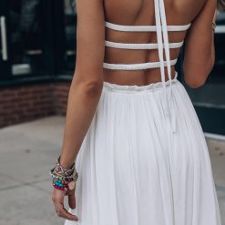 Southern Alternative Dresses Natasha Mini Dress (Ivory)