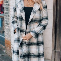 Southern Alternative Back To Business Plaid Coat