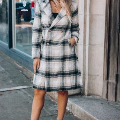 Southern Alternative Back To Business Plaid Coat