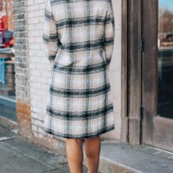 Southern Alternative Back To Business Plaid Coat