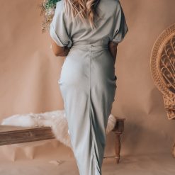 Southern Alternative Clothing Working It Button Down Midi Dress