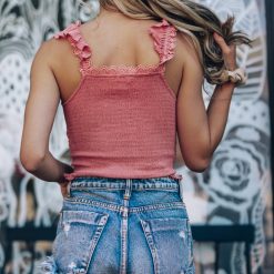 Southern Alternative Solstice Smocked Top (Rose)