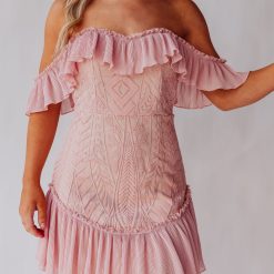 Southern Alternative Dresses Hope Mini Dress (Blush) 6 Southern Alternative Dresses Hope Mini Dress (Blush)