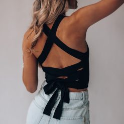 Southern Alternative Heartbreaker Knit Crop Top (Black) Blouses + Tops 10 Southern Alternative Heartbreaker Knit Crop Top (Black) Blouses + Tops