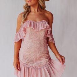 Southern Alternative Dresses Hope Mini Dress (Blush) 4 Southern Alternative Dresses Hope Mini Dress (Blush)