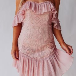 Southern Alternative Dresses Hope Mini Dress (Blush) 7 Southern Alternative Dresses Hope Mini Dress (Blush)