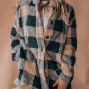 Southern Alternative Alexandria Plaid Sherpa Jacket Clothing