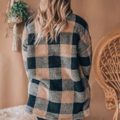 Southern Alternative Alexandria Plaid Sherpa Jacket Clothing