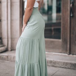 Southern Alternative Rhea Wide Leg Pants (Sage)