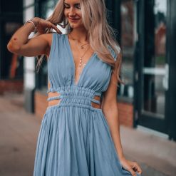 Southern Alternative Thalia Mini Dress (Ocean)