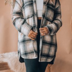 Southern Alternative Clothing Feel My Love Plaid Shacket