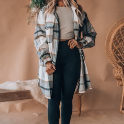Southern Alternative Winter Wishes Plaid Coat