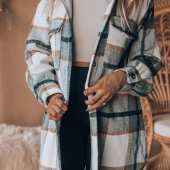 Southern Alternative Winter Wishes Plaid Coat