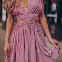 Southern Alternative Thalia Mini Dress (Berry) Dresses