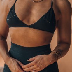Southern Alternative Diamonds Are Forever Bralette (Black)