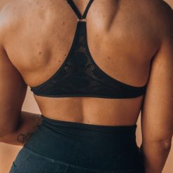 Southern Alternative Diamonds Are Forever Bralette (Black)