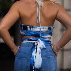 Southern Alternative Santa Maria Halter Wrap Crop Top