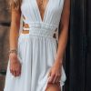 Southern Alternative Thalia Mini Dress (Ivory)