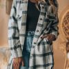 Southern Alternative Happy Ever After Plaid Shacket Clothing